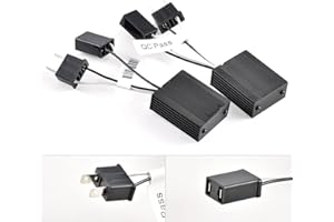 TUINCYN LED Scheinwerfer Lastwiderstände Decoder für H7 LED Scheinwerferlampen | Fehlercode Adapter Antiflimmer-Fehlercode Warnleuchte CANBUS Umwandlungswiderstand Kit