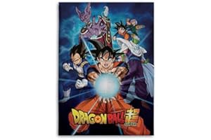 DIFUZED AYMAX - Manta Polar con diseño de dragón Ball Super (DBS) Kamehameha (100 x 140 cm)
