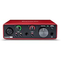 Focusrite Interface audio USB Scarlett Solo de 3e génération, pour les guitaristes, chanteurs(ses) et réalisateurs(trices), a