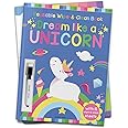 Dream Like A Unicorn - Reusable Wipe And Clean Activity Book: With 15 Wipe And Clean Sheets