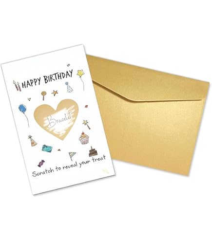 Birthday Surprise Scratch Card Reveal, Personalised Scratch - View #4