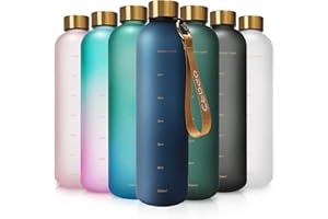 ‎OPARD Opard Trinkflasche 1L/800mL, Kohlensäure Sprudel Geeignet, Auslaufsicher, Tritan Water Bottle, BPA-Frei, Wasserflaschen, Drinking Bottle, sporttrinkflasche, Gym, Fitness, Getränkeflasche