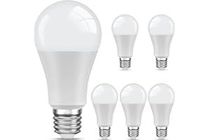 LEDYA Lampadina LED E27 13W(=100W), 806 Lumen Luce Branco 3000K, Lampadina a Risparmio Energetico A60, Non Dimmerabile, Nessuno Sfarfallio, Pacco da 6