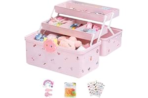 ulapithi Simpel Hair Jewellery Storage Box, Hair Accessories Organiser, Storage Box, Pink, 1 Count, Waterproof, Lock, Rectangular, Wedding and Engagement, Valentine's Day, Mother's Day, 1 Count