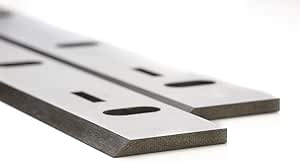 Lames Rabot Scheppach HT850 - Lot De 2 - Acier Chromé 52 Rockwell Accessoire Raboteuse Jetable