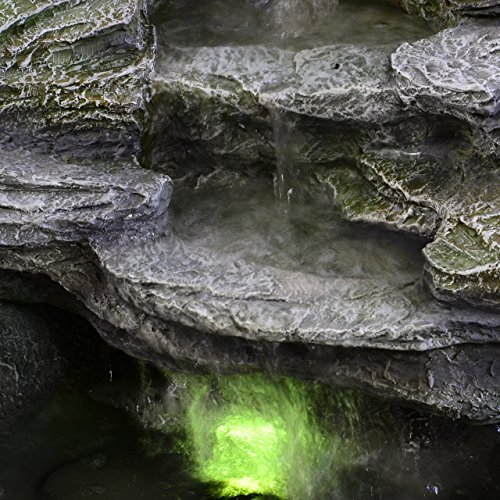 Brunnen mysteriöser Springbrunnen mit Beleuchtung Gartenbrunnen Felsenbrunnen - 4
