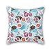 Produktbild Pillo Überwurf Kissen Fall Of Flower 45,7 x 45,7 cm/45 von 45 cm, beste Passform für Jungen, Stuhl, Paare, Teens Mädchen, Liegestuhl, ihm Zwei Seiten