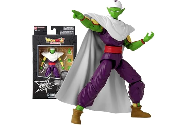 BANDAI - Dragon Ball Super Super Hero - Figurine Dragon Star 17 cm - Piccolo - Licence Officielle Dragon Ball - Figurine articulée Piccolo - Jouet Enfant 4 Ans et + - 40721