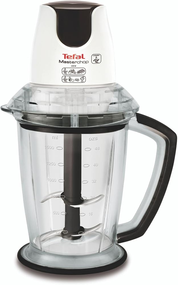Tefal Tefal MasterChop Powelix Maxi 4 Bıçaklı 500 Watt Doğrayıcı Rondo - Beyaz