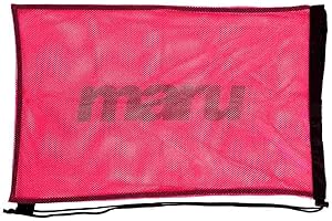Maru Mesh Swimming Drawstring Bag, for Men, Women and Kids, Essential Accessories for Sport or PE Trainning Equipment and Wet Kit Backpack, Heavy Duty Nylon Mesh Bag