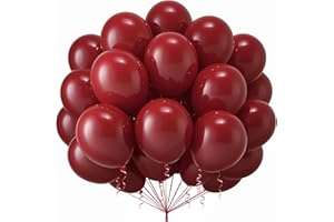 GHOIETV Luftballons Rot,Rote Ballons 100 Stück,Geburtstags Rot Ballon für Ballongirlande Luftballon Hochzeit Valentinstag Babyparty Graduation Partydeko