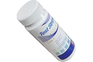 WINNY POOL CLEANER Tiras de prueba de agua 7 en 1, probador de agua para piscina y agua del grifo, análisis de dureza total/nitratos/cloro libre/brominas/valor de PH/cloro total/alcalinidad total