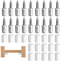 100 Soportes Para Estantes - Hierro Niquelado Con Cubierta Antideslizante