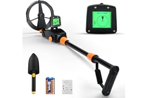 JRADSE Metal Detector per Bambini, Metal Detector con Display LCD e Indicazione Sonora, Leggero ad Alta Precisione con Bobina di Ricerca Impermeabile per Bambini o Principianti