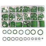 Importe total 270PCS EsportsMJJ Mxrw1 R22/R134A Aire Acondicionado Anillo O Anillos De Goma Impermeable Arandela 270Pcs - Verde