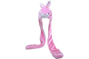 JK Home Kids Teens Hat Gloves Scarf Set Cartoon Fleece 3 in 1 Party Animal Hats Scarf Mitten Gloves with Pockets Warm Plush Hoodie Earflap Beanie