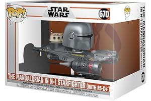 Funko POP! Ride Super Deluxe: MND S9- the Mandalorian & N-1 Starfighter - Star Wars: the Mandalorian - Kolekcjonerska figurka winylowa - Pomysł na prezent - Oficjalny towar