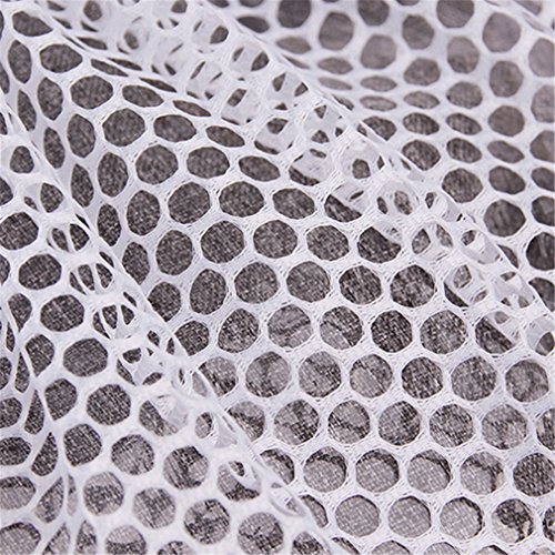 Hengsong Kleider Unterwäsche Socken Mesh Wäschebeutel Wäschesäcke Wäschenetz mit Zugkordel für die Waschmaschine (XL, Coarse mesh) - 4