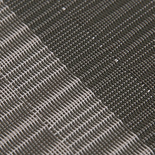 Deconovo Tischsets Waschbar Platzdeckchen Abwaschbar Platzmatten Abwaschbar 30×45 cm Grau 4er set - 8