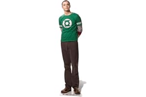 STAR CUTOUTS THE BIG BANG THEORY Dr Sheldon Cooper Cut Out, Cardboard, Multi-Colour, 92 x 24 x 92 cm