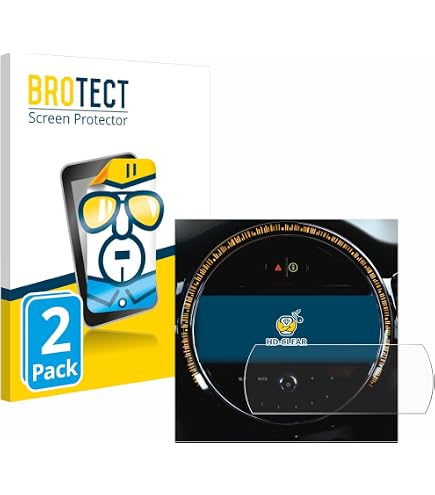 BROTECT Matte Schutzfolie Für Kia Stonic 2021 DAB 8 Zoll – Entspiegelt, Kratzfest, 2 Stück