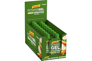 Powerbar PowerGel Smoothies Mango Apple 16x90g - Smoothie Énergétique Végétal + Magnésium Sodium et Maltodextrine