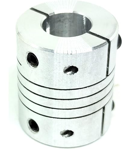 8 Mm Tot 10 Mm Aluminium Pruim Flexibele Askoppeling, Connector Flexibele Koppeling, CNC Stappenmotor Encoder Koppeling Voor 3D-printer CNC Machine Servo Stappenmotor