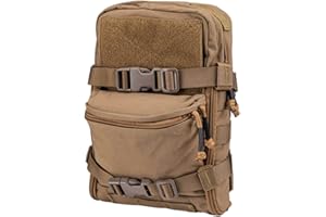 Hydratation Tactique 500D Nylon 3L Tactique Molle Sac d'Hydratation pour Hommes et Femmes Randonnée Chasse Course à Pied Vélo VTT Sac à Dos Aquatique