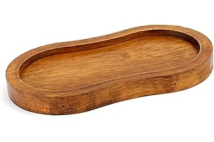 BINHAI Bandeja retro de madera para molinillo de sal y pimienta, reposamolinillos rústico, protector para encimeras de cocina y mesas de comedor (molinillo no incluido)