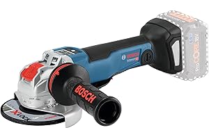 Bosch Professional 18V System Akku Winkelschleifer GWX 18V-10 PSC mit X-LOCK (Scheiben-Ø: 125mm, inkl. Schutzhaube, Zusatzhandgriff, Trennschutzhaube, Einlage, L-BOXX, ohne Akku/ Ladegerät)