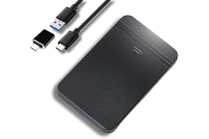 ezekers Portable 500GB External Hard Drive HDD — USB 3.0 & USB C for PC, Mac, PlayStation, Phone (Andriod and Iphone 15) & Xbox - Ultra Fast