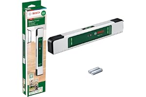Boschs vattenpass EasySpiritLevel (intuitivt LED-koncept, ljudassistans, indikation för små vinklar +/-3°, 0,1° noggrannhet v