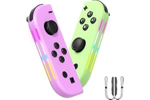 Yeerain Controller per Switch, Wireless Gamepad Switch per Switch/OLED/Lite，Switch Controller con 6-Axis Gyro,Doppia Vibrazione,Turbo e Screenshot