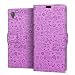 Produktbild Sony XA1 Plus Hülle RIFFUE® Premium Kunst PU Leder Tasche im Bookstyle Klapphülle mit Weiche Silikon Handyhalter Lederhülle für Sony Xperia XA1 Plus (5.5 Zoll) Brieftasche - Lila