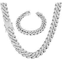 FloraMolly Bracciale Ragazzo Set, 3 Pz Bianco Nero Bead