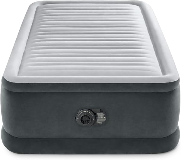 Intex 64412 Comfort-Plush Elevated Colchón Hinchable, con Tecnología Fiber-Tech, de la Línea Dura-Beam Deluxe - 1