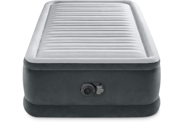 Intex 64412ND - Materasso Dura-Beam Comfort Plush Elevated Singolo, 99x191x46 cm