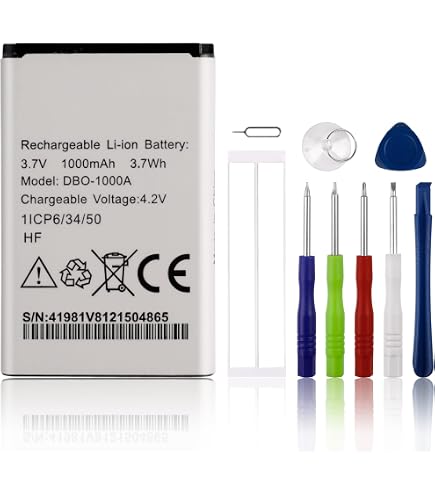 Batteria Agli Ioni Di Litio 2000mAh 3,7V Per Doro 8028, 8030, 8031, Liberto 822, 825 - Ricambio BDA-2000A