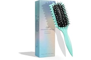 ‎REGAPOG Lockenbürste, curly hair brush, curling roll comb locken bürste 2025 NEU define styling brüsh, curl defining brüsh, Haarbürste zum Entwirren für Frauen (B) (Blau)