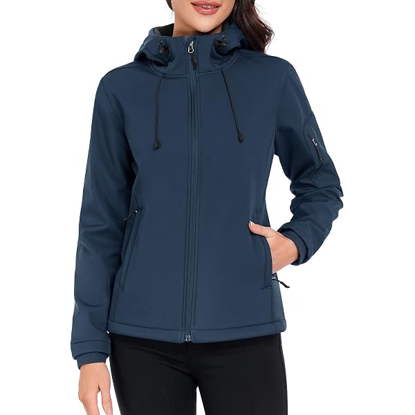 GIOPSQ Coppia giacca softshell Ab-a_rth giacca da uomo con cappuccio cardigan impermeabile abbigliamento sportivo da esterno felpe/B/XXL