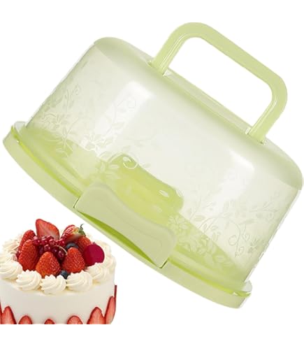 Tupperware Contenitore Rotondo Per Torta E Cupcake, 30,5 Cm, Con Chiusura Rossa - 3