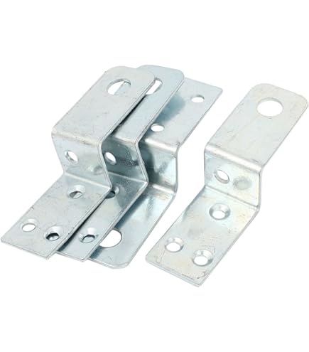 RichVibe Z-Winkel Aus Edelstahl - Stabile Regalhalterung Für Schränke & Möbelmontage (50 Mm)