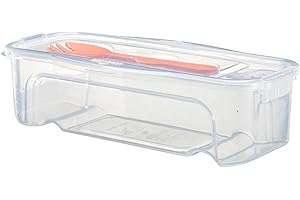 Eyccier Cuiseur Pates Micro Ondes Cuiseur à PâTes Micro-Ondes avec Passoire Cuiseur à PâTes 1,3 L avec Couvercle Et Fourchette RéSistant à La Chaleur Nouilles Spaghetti Transparentes Ustensiles De