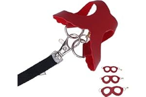 BAOFUYA Hamster Geschirr und Leine Set Kein Ziehen Meerschweinchen Gestreiftes Geschirr Hamstergeschirr Weste oder Frettchen, Leguan, Hamster, Bartagamen Rot