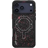 iPhone 17 Pro Max ile Uyumlu Kılıf Mag-Şarj &Ouml;zellikli Airbag Tasarımlı Skinarma Vektor Kapak