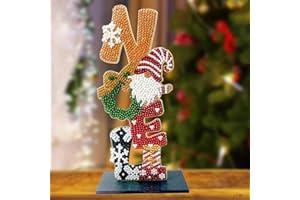 ODIWEN 5D Diamond Painting Ornamente, Weihnachten Diamonds Painting Set, DIY 5d Diamant malerei Kits, Diamant painting, Weihnachtsmann Diamond Painting, Weihnachtsdeko Ornamente, Dimond picture