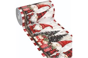 emmevi Tappeto Cucina Natale Pvc Alta Risoluzione Antimacchia Antiscivolo Passatoia Natalizia 51x250 Dis_L
