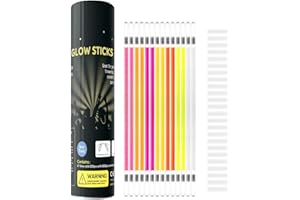 " APP LIFE Braccialetti Luminosi Starlight Fluorescenti BRACCIALI Disco Fluo DJ (100 Pezzi)