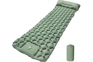 lomonmen Materassino Campeggio,Materassino Autogonfiante,Letto Gonfiabile da Campeggio Ultraleggero per Escursionismo,Zaino in Spalla,Amaca,Tenda,Campeggio