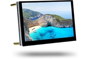 LUCKFOX 5-inch Capacitive Touchscreen Display, 800x480 Pixel DSI LCD, up to 5 Point Touch, I2C Interface, Features Toughened Glass Panel, Low Power Consumption, Compatible with Raspberry Pi
